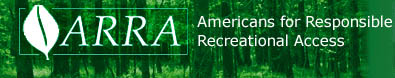 Americans for Responsible Recreational Access Banner